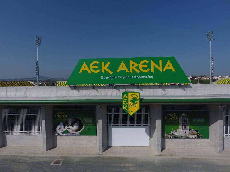 Police finds bag with grenades behind AEK Arena