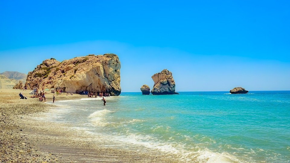 Cyprus, Petra Tou Romiou, Aphrodite'S Rock, Scenery