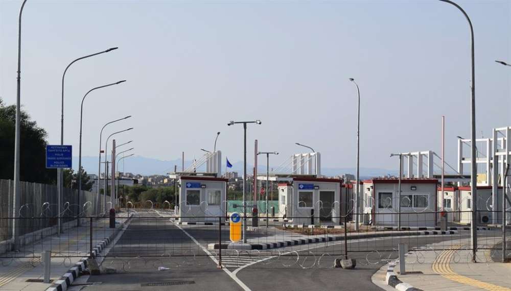 Road works at Lefka and Deryneia crossing points completed