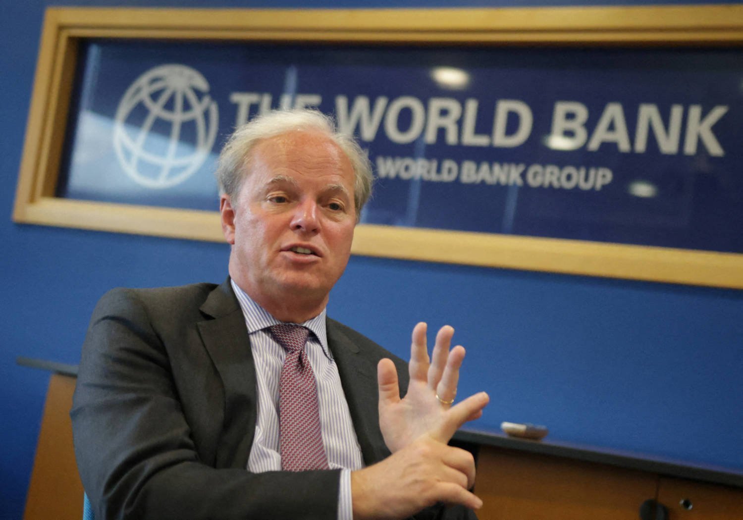World Bank Managing Director Of Operations Axel Van Trotsenburg Speaks During Interview With Reuters