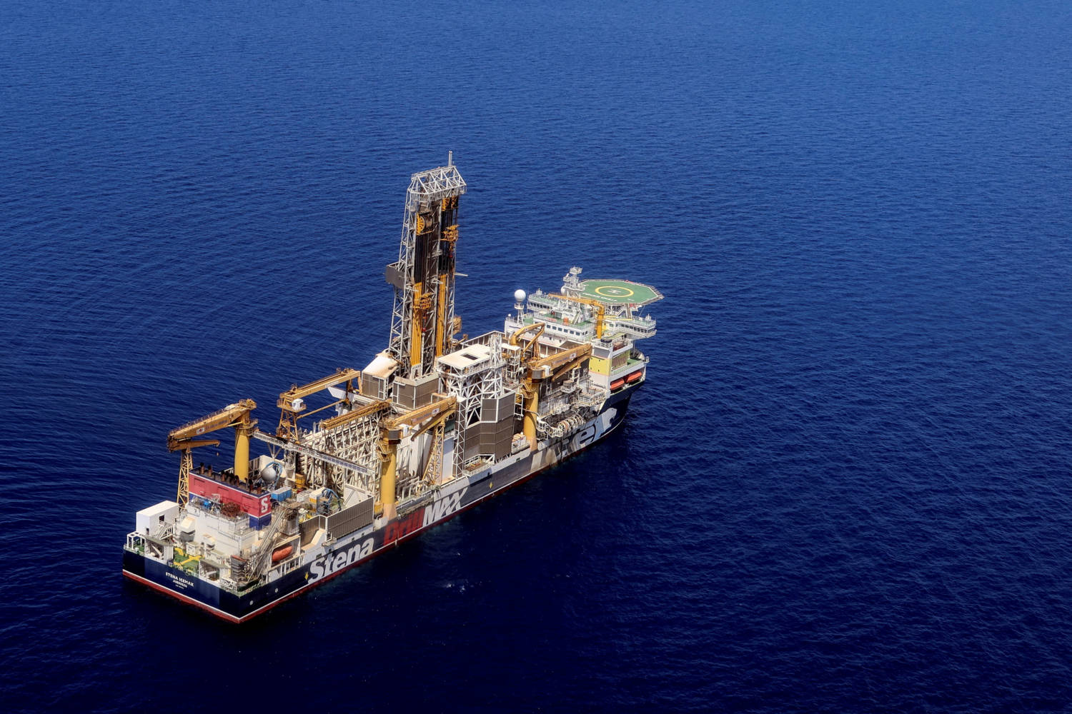 File Photo: London Based Energean's Drill Ship Begins Drilling At The Karish Natural Gas Field Offshore Israel In The East Mediterranean