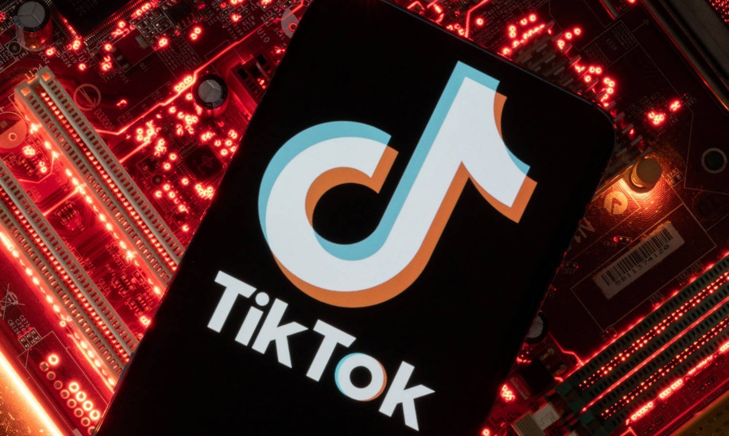 Illustration Shows Tiktok Logo
