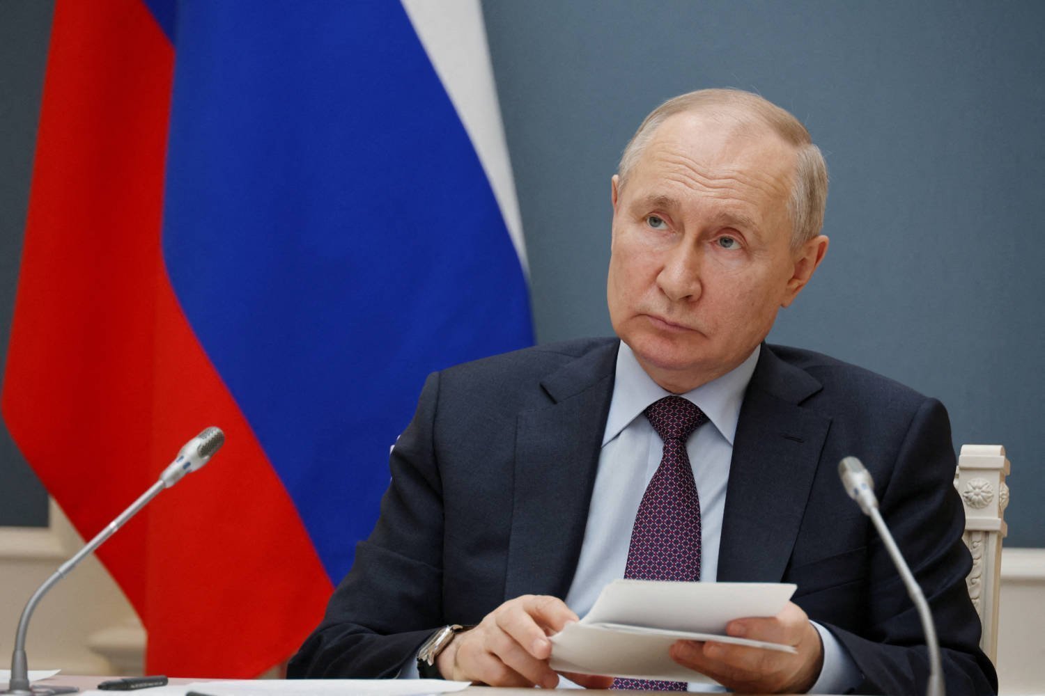 File Photo: Russian President Vladimir Putin Attends A Ceremony For Nuclear Fuel Loading At The Akkuyu Nuclear Power Plant, Which Is Under Construction In Turkey, Via Video Link In Moscow