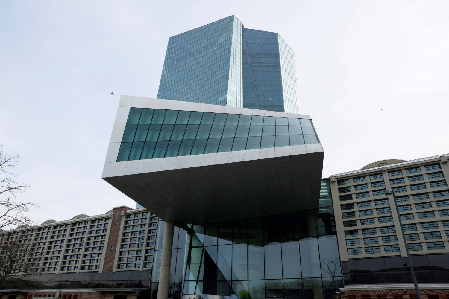 European Central Bank (ecb) Headquarters In Frankfurt
