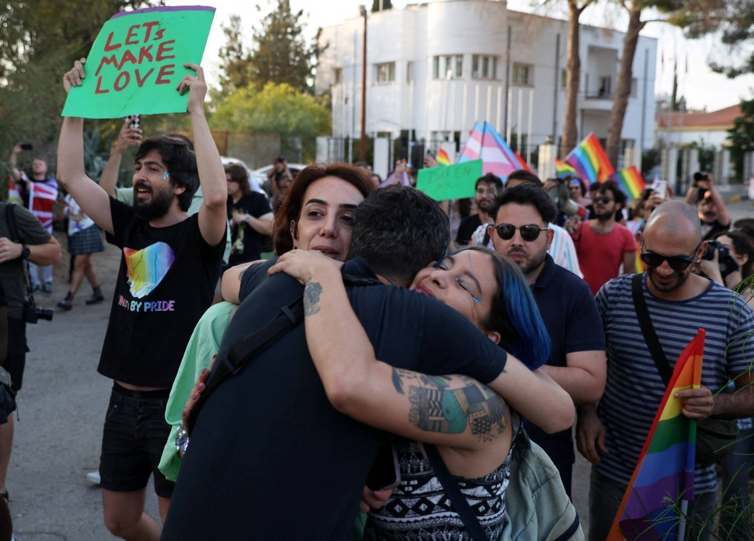 Annual Bi Communal Lgbtq+ Pride At Ledra Palace Inside The Un Buffer Zone In Nicosia