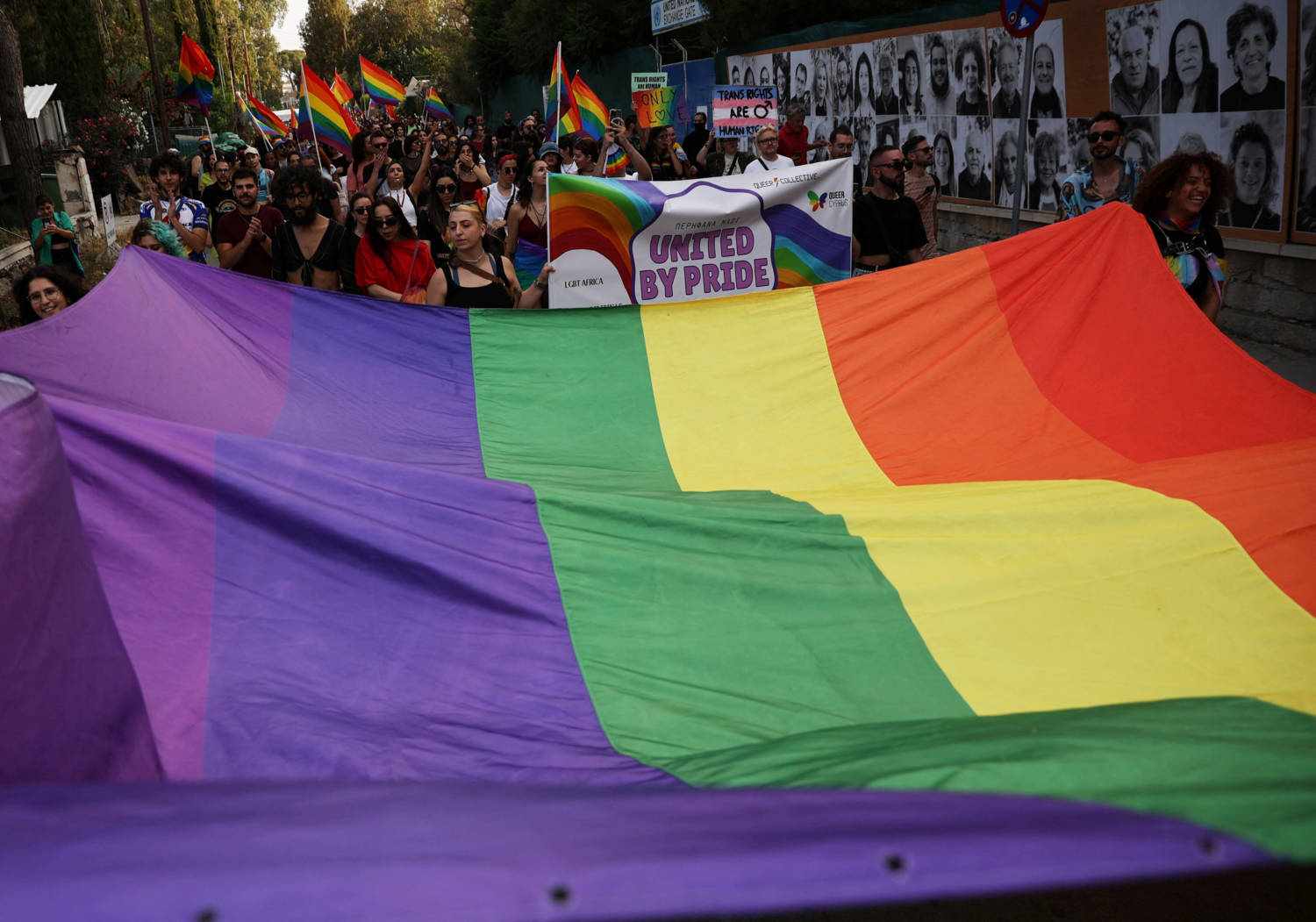 Annual Bi Communal Lgbtq+ Pride At Ledra Palace Inside The Un Buffer Zone In Nicosia