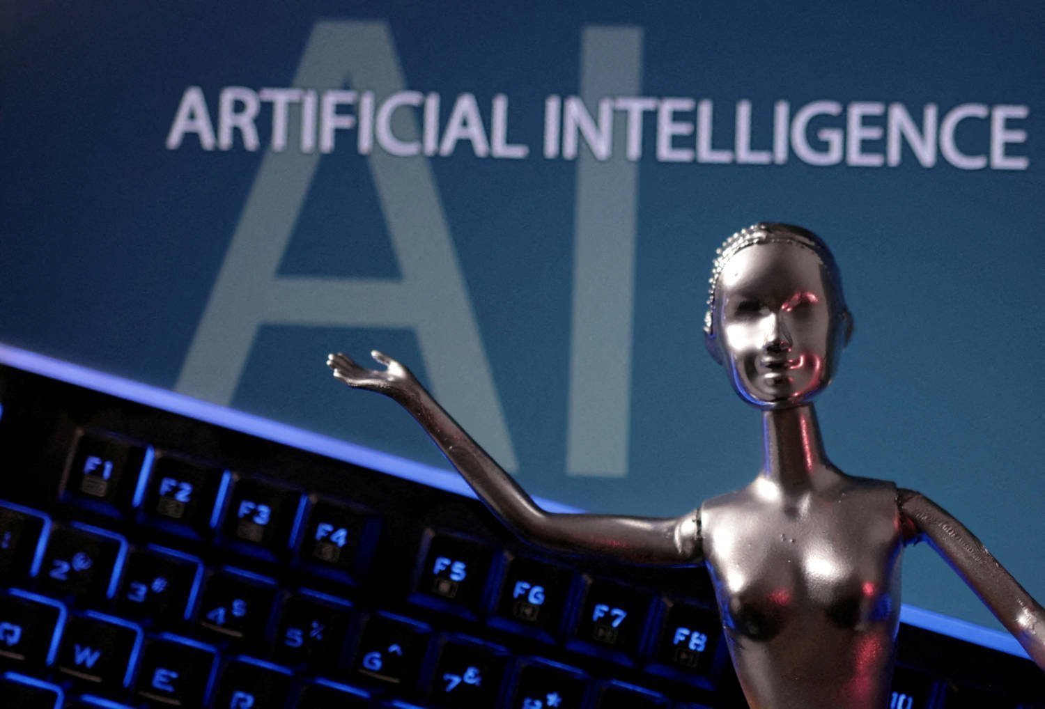 File Photo: Illustration Shows Ai Artificial Intelligence Words