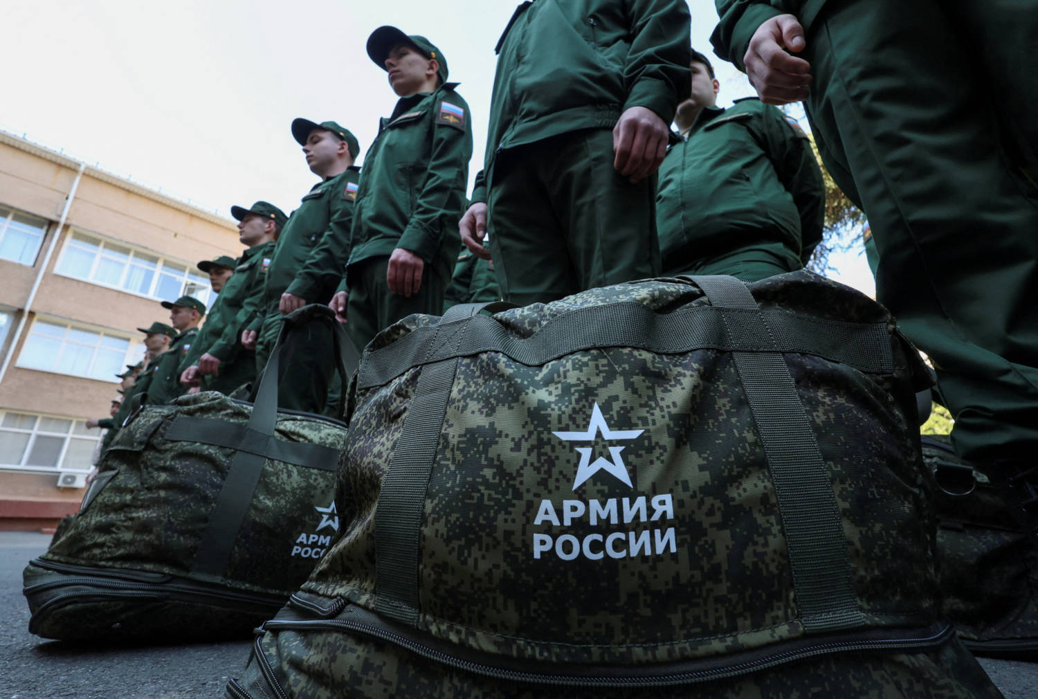 File Photo: Russian Conscripts Depart For Garrisons From A Recruitment Centre In Simferopol