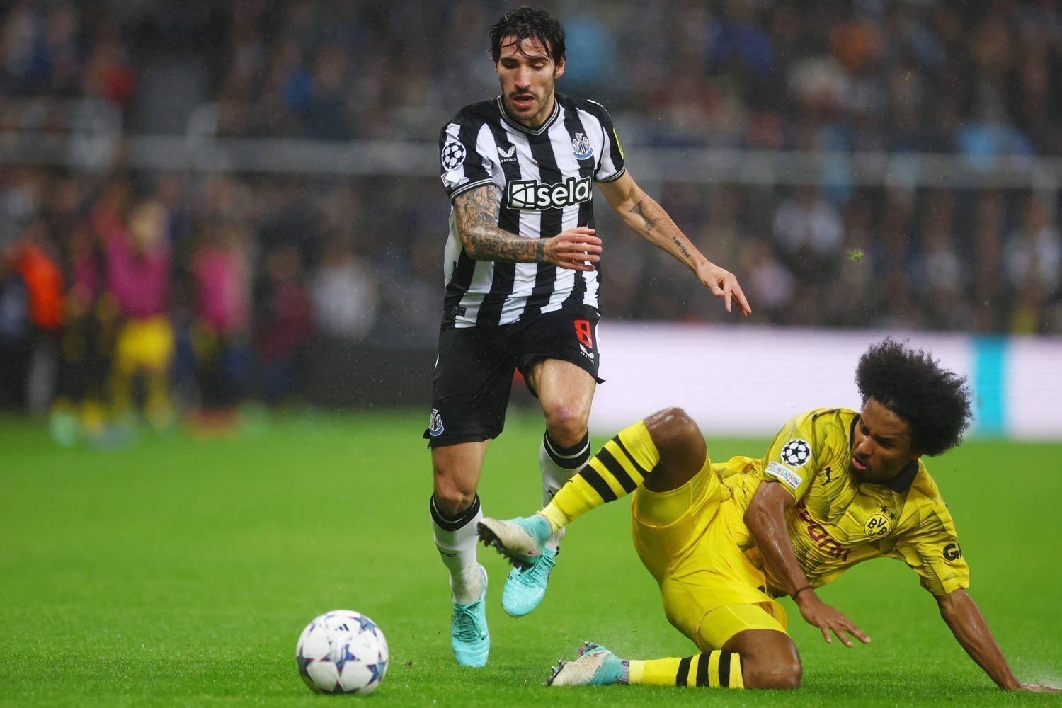 Champions League Group F Newcastle United V Borussia Dortmund