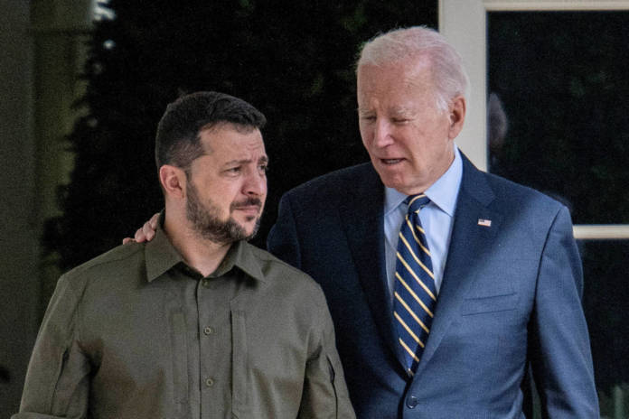 File Photo: Ukrainian President Volodymyr Zelenskiy Meets With U.s. President Joe Biden At The White House