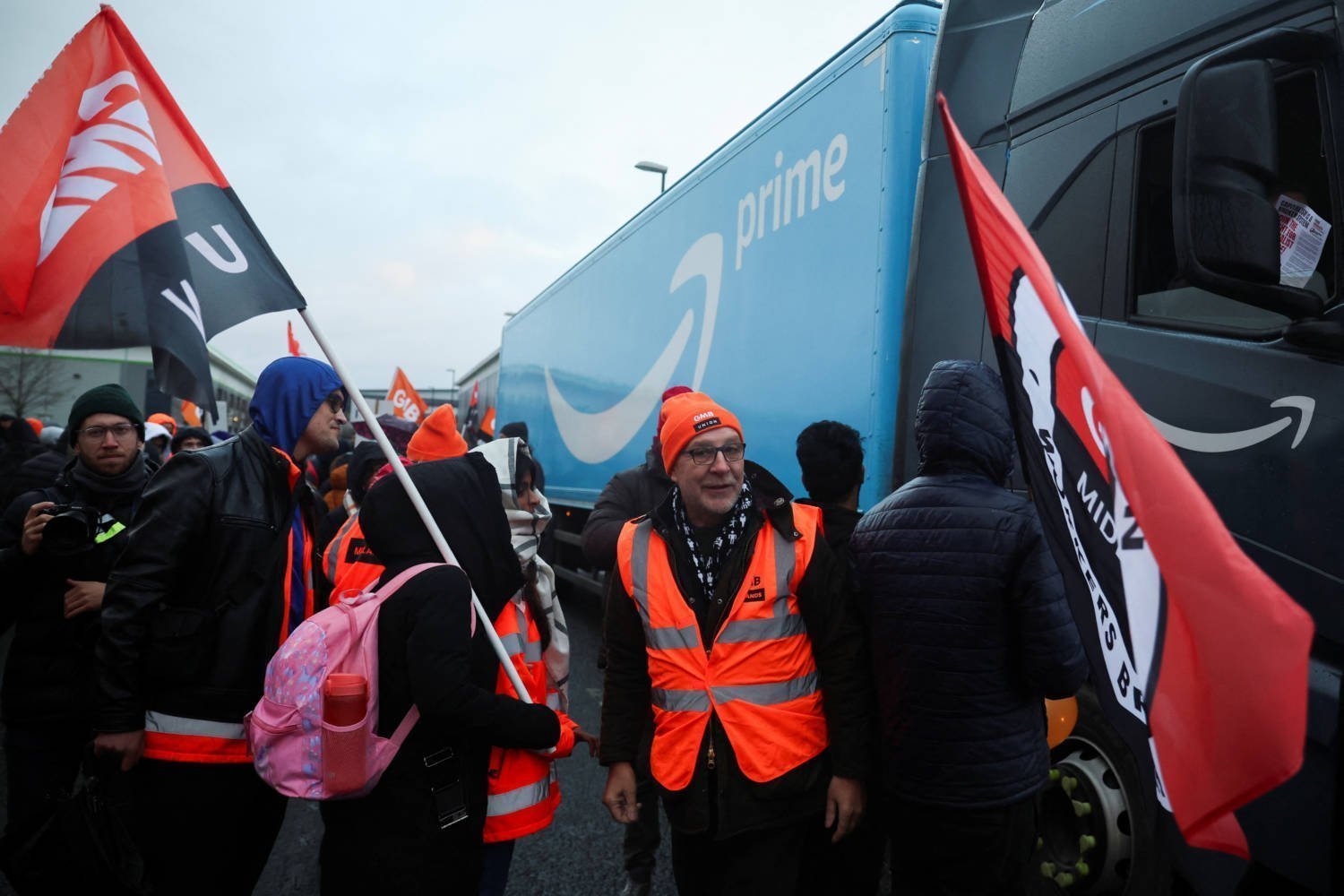 Strike At The Amazon Warehouse, In Coventry