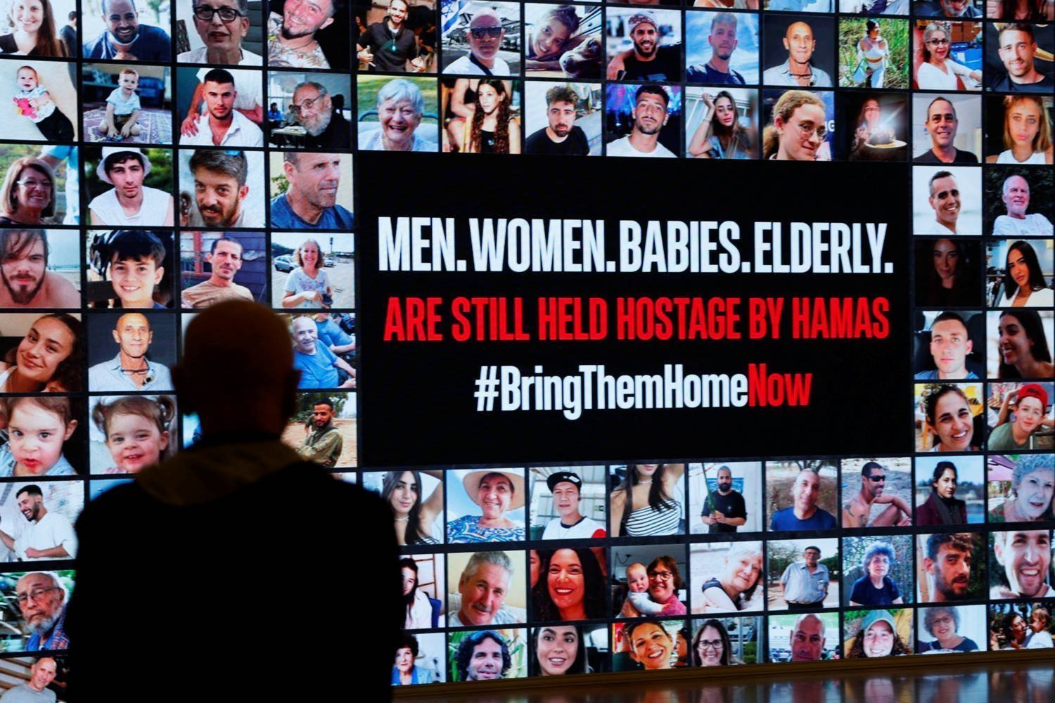 Demonstration Demanding The Liberation Of Hostages Who Are Being Held In The Gaza Strip, In Tel Aviv