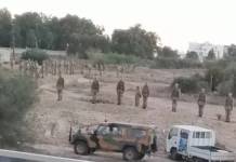 Turkish Soldiers Buffer Zon