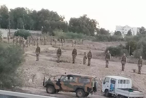 Turkish Soldiers Buffer Zon
