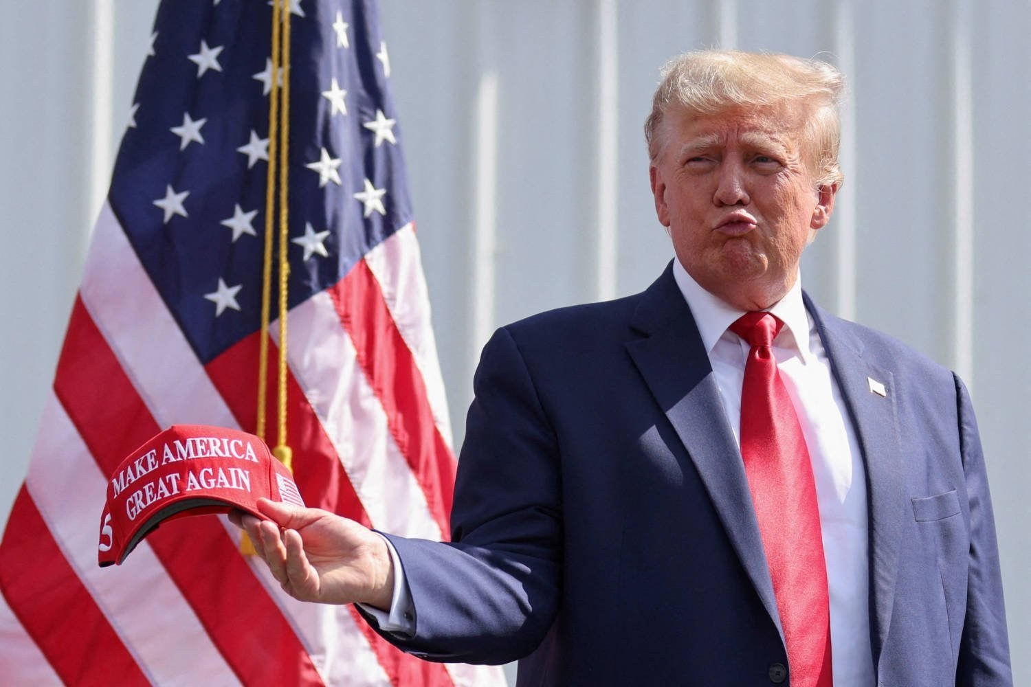 File Photo: Former U.s. President Donald Trump Attends A Campaign Event In Summerville