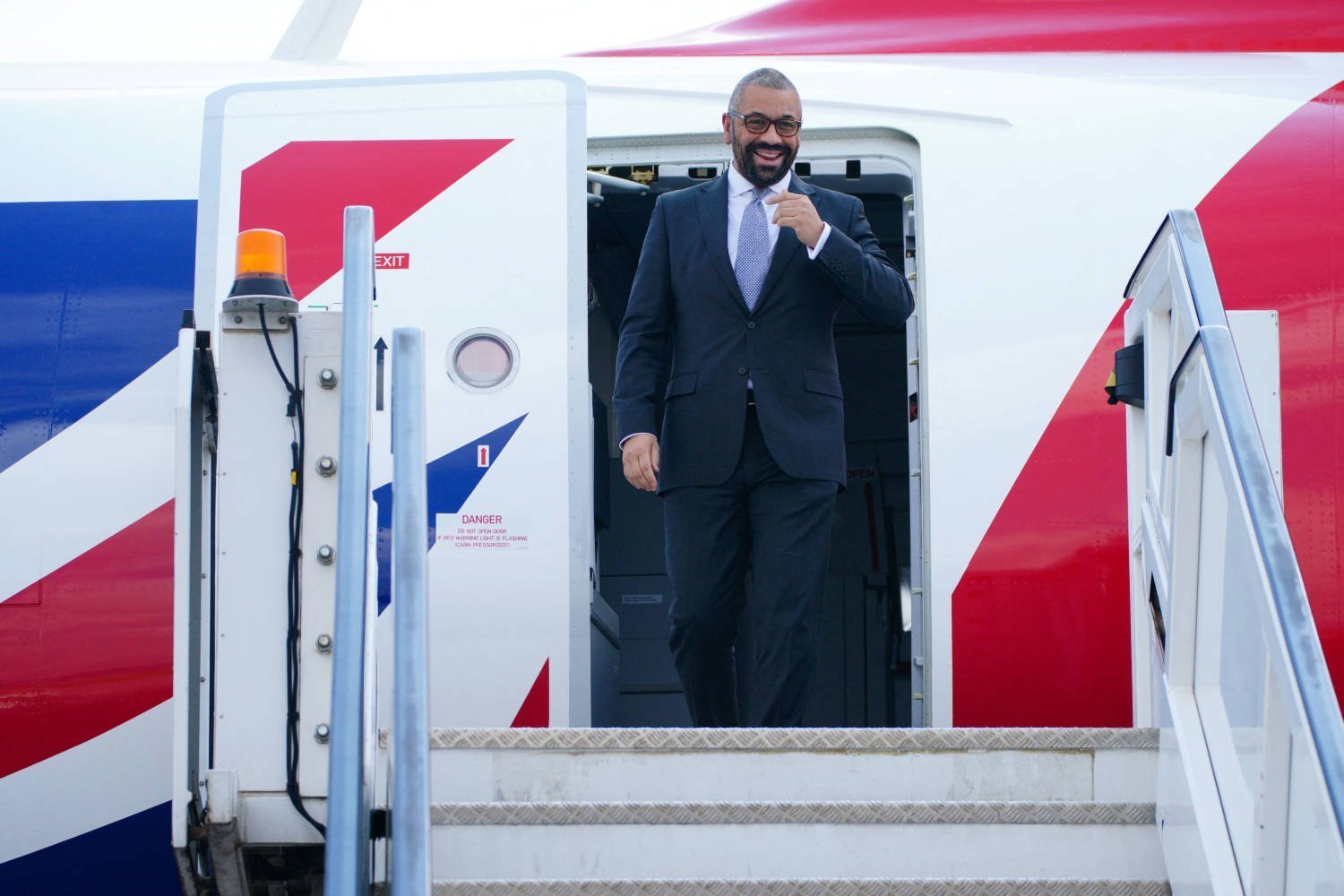 British Home Secretary James Cleverly Visits Rwanda