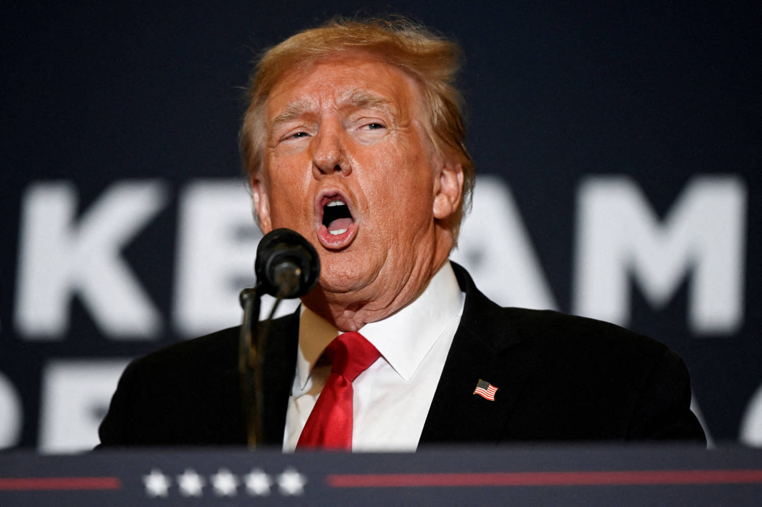File Photo: Former U.s. President And Republican Presidential Candidate Donald Trump Attends A 