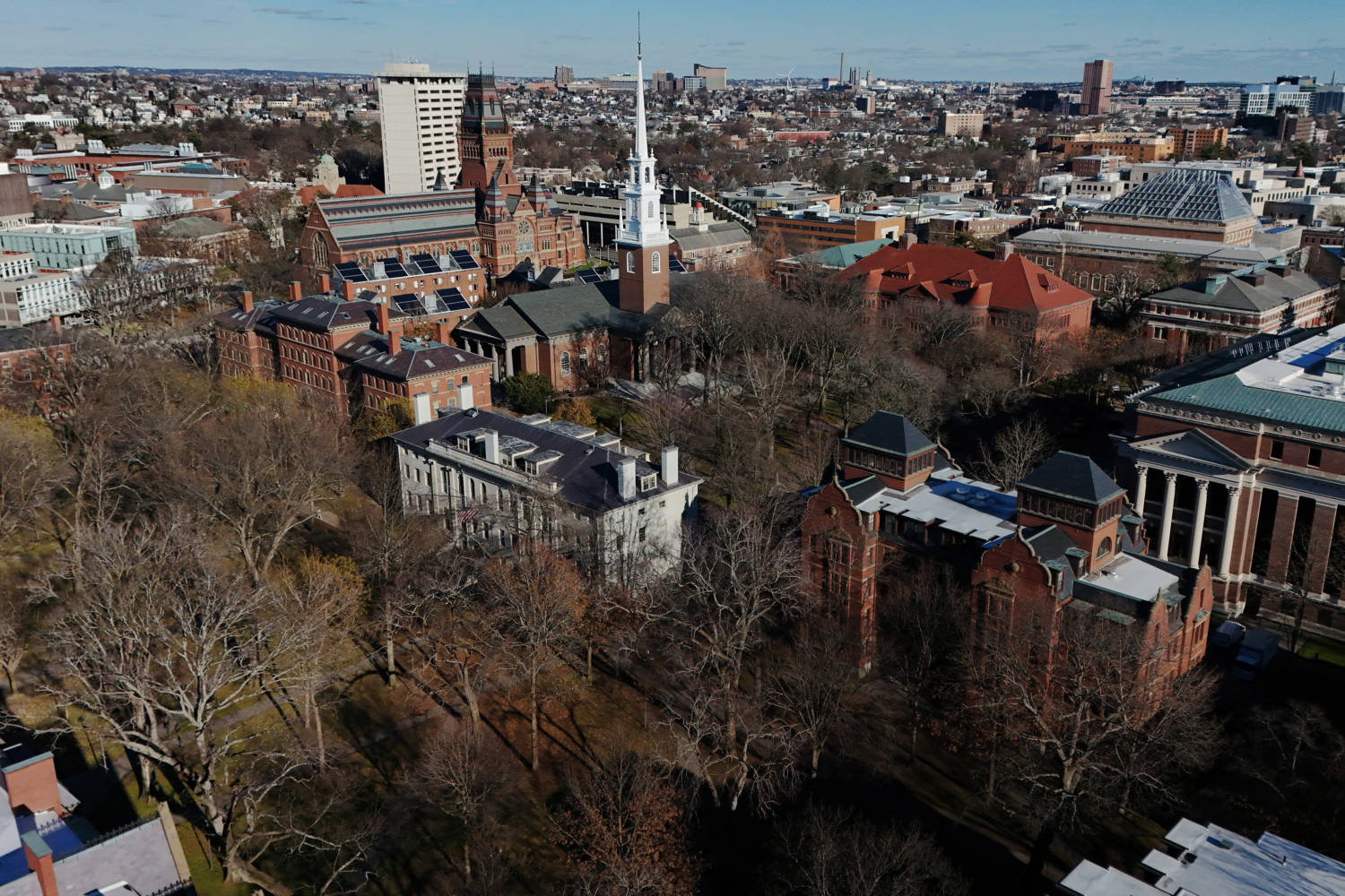 Harvard University Sits In Cambridge