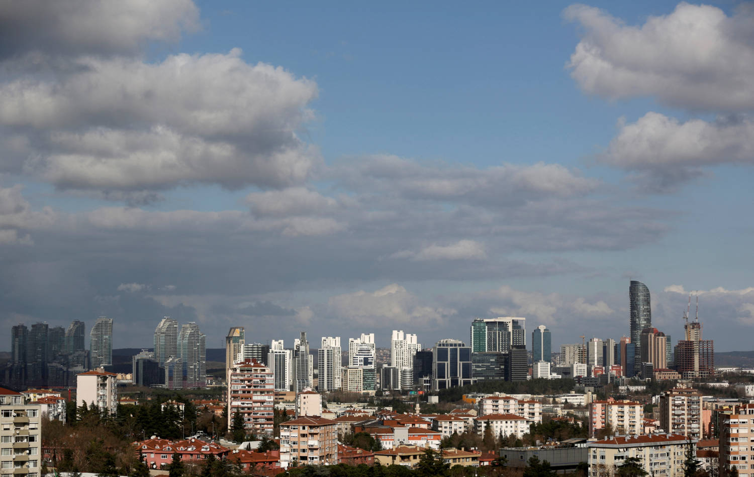 File Photo: Skyscrapers In The Maslak Business And Financial District In Istanbul, Turkey