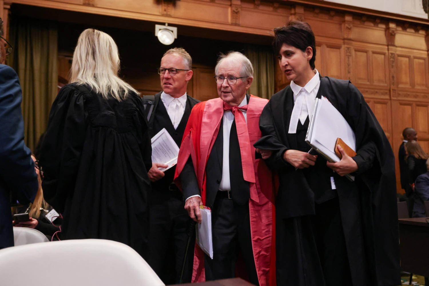 Judges At The Icj Hear A Request For Emergency Measures By South Africa, Who Asked The Court To Order Israel To Stop Its Military Actions In Gaza, In The Hague