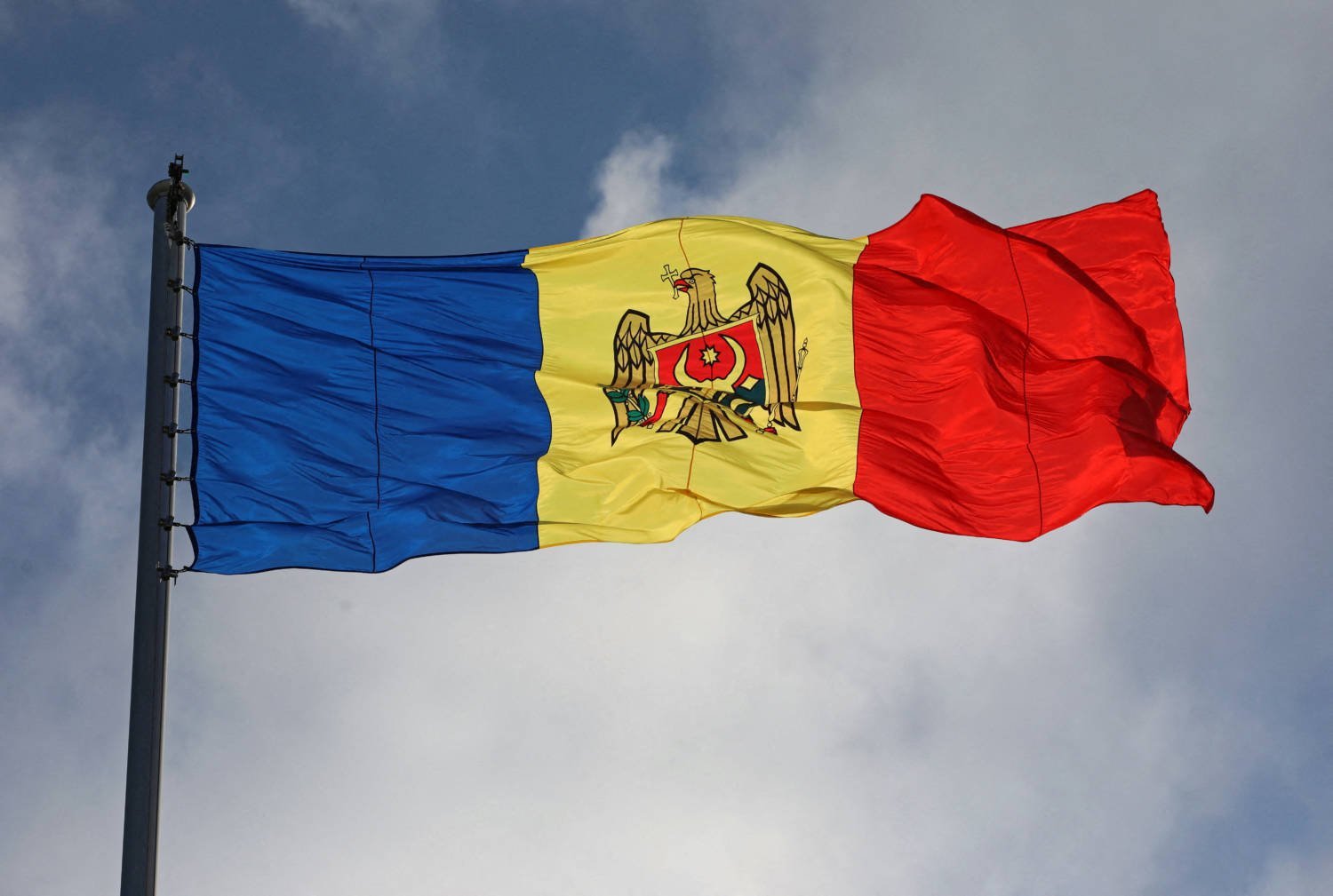 File Photo: A Ceremony Marking The Moldovan State Flag Day In Chisinau