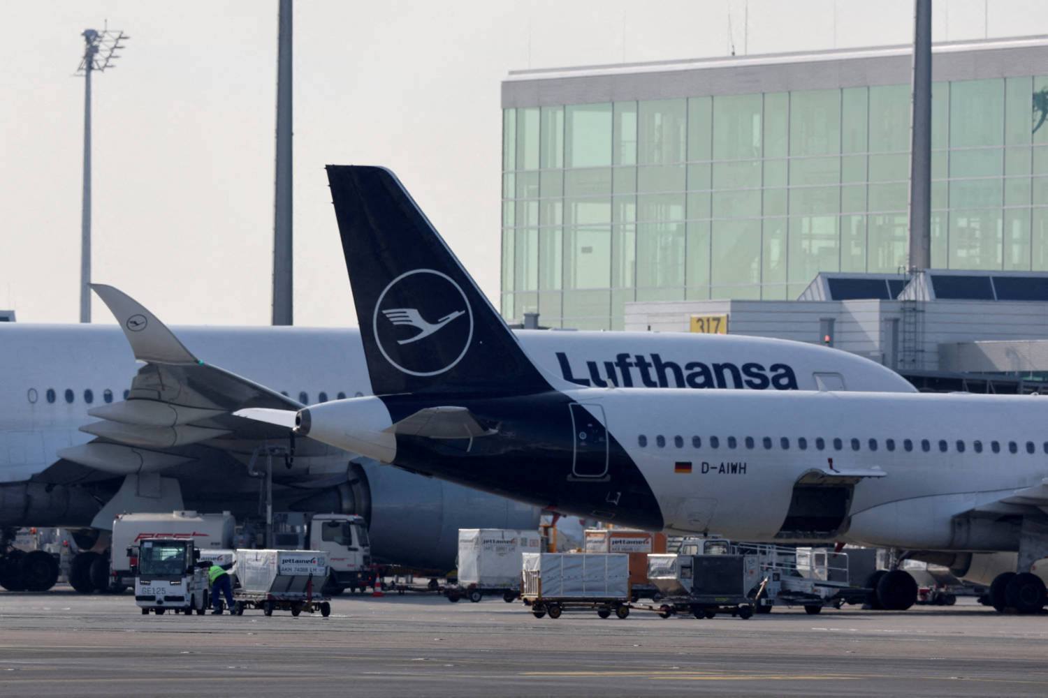 File Photo: Lufthansa's Aircrafts Are Seen On The Tarmac At The Munich International Airport