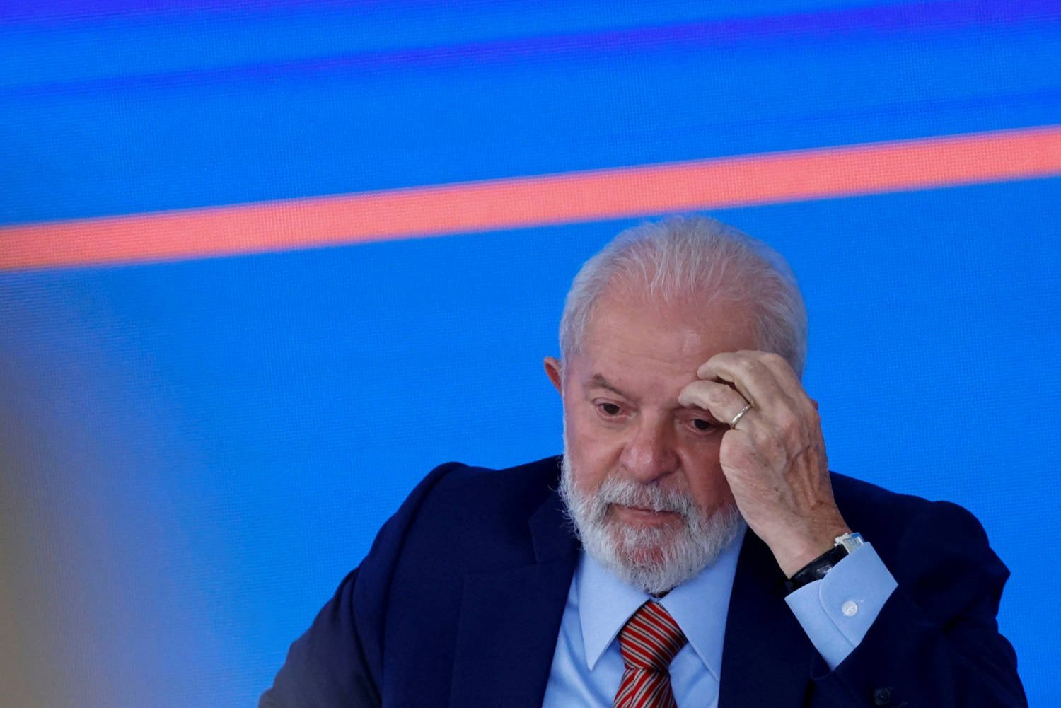 Brazil's President Luiz Inacio Lula Da Silva Attends A Meeting Of The National Industrial Development Council (cndi) At The Planalto Palace In Brasilia