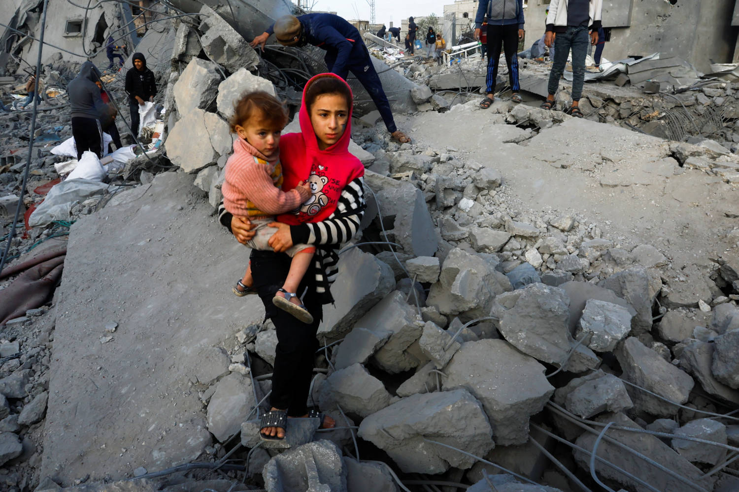 Aftermath Of Israeli Strikes, In Rafah