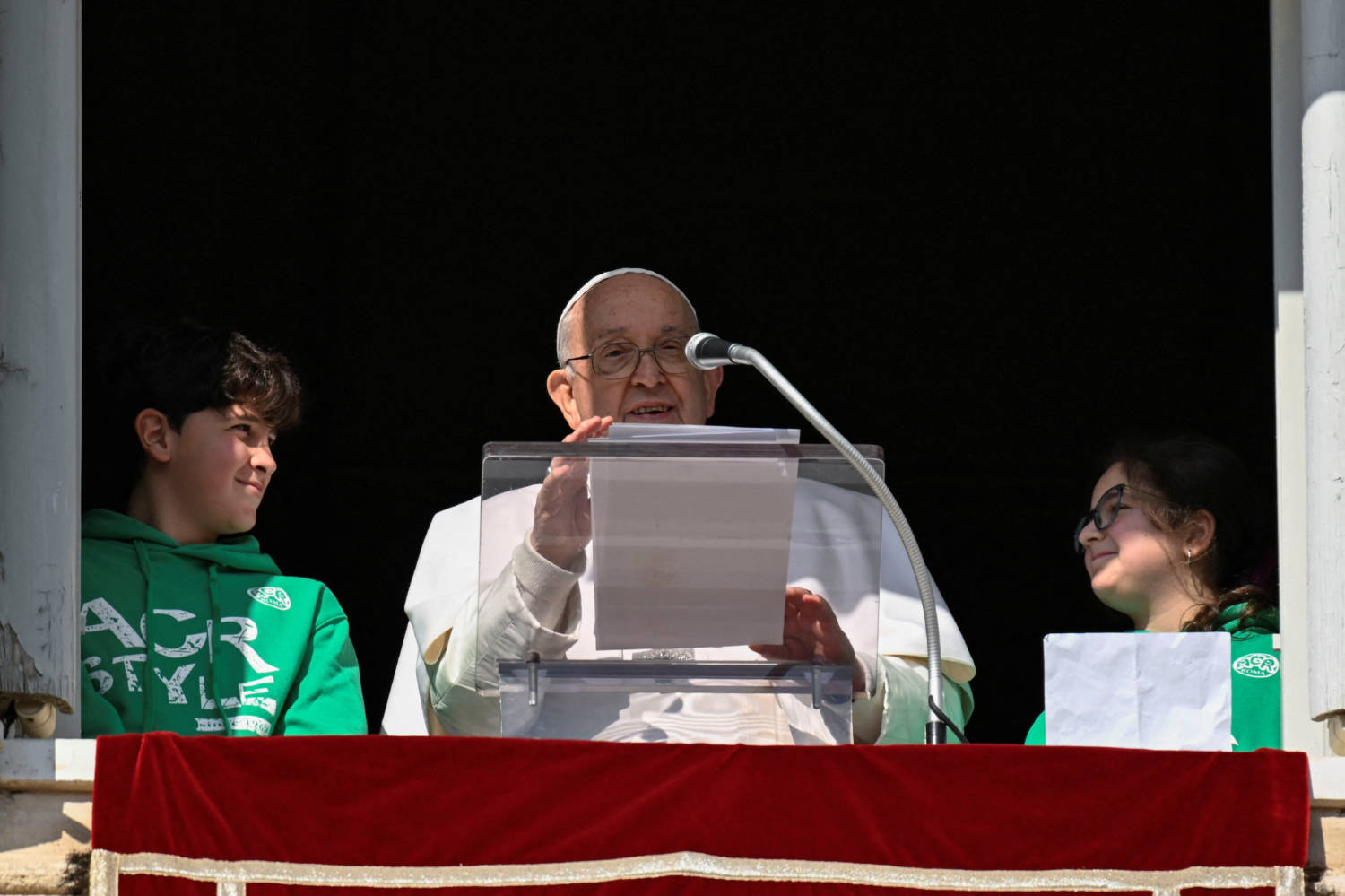 Pope Francis Leads Angelus Prayer At Vatican