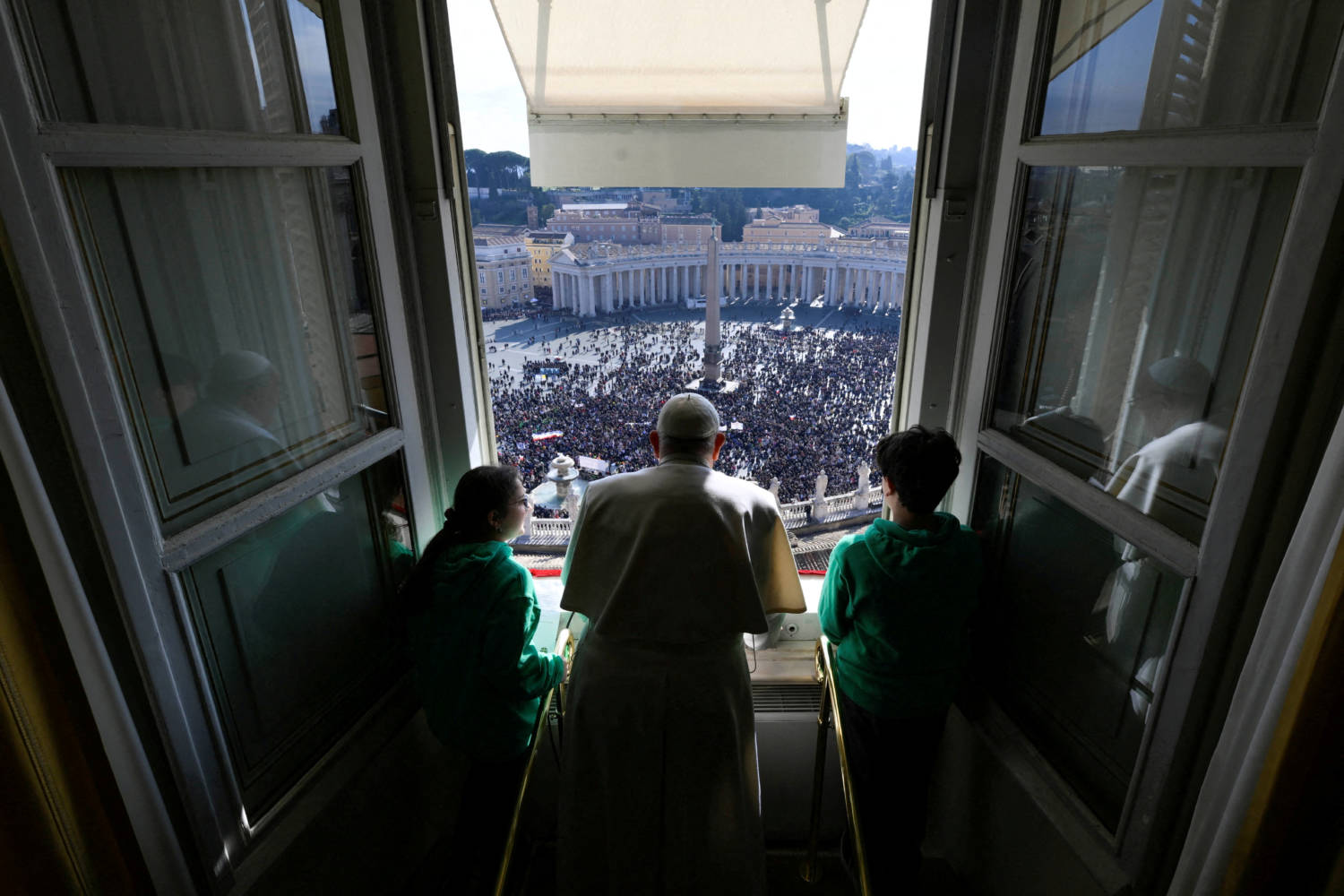 Pope Francis Leads Angelus Prayer At Vatican