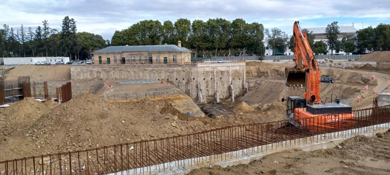 Colonial era columns found during new museum's construction | en ...