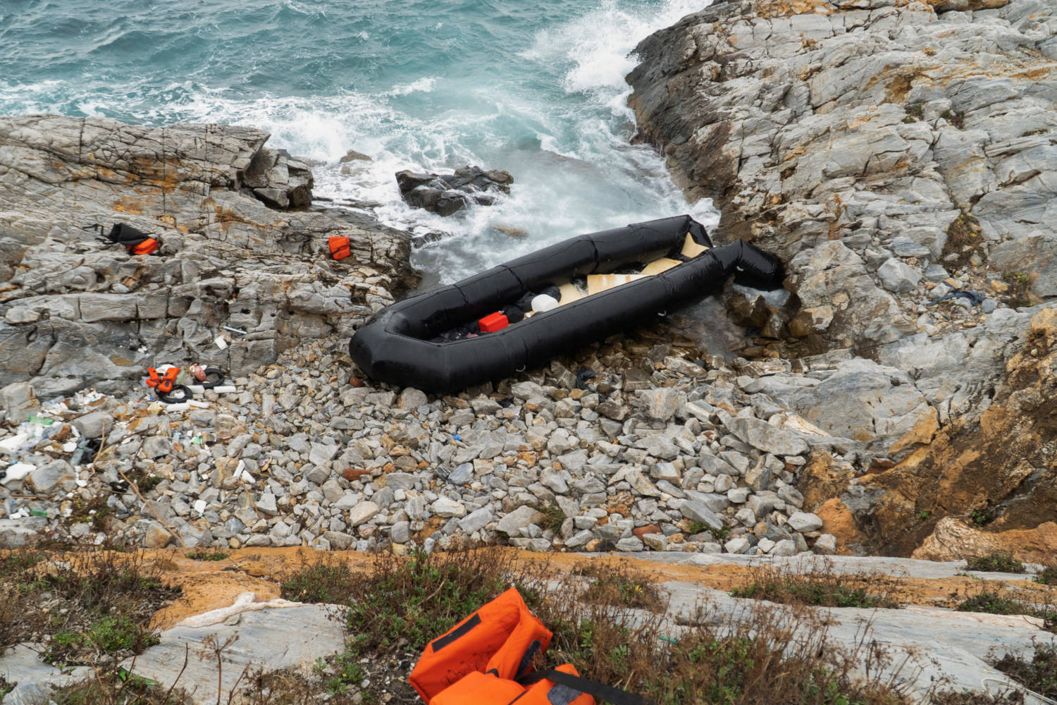 Migrant Shipwreck On The Island Of Lesbos
