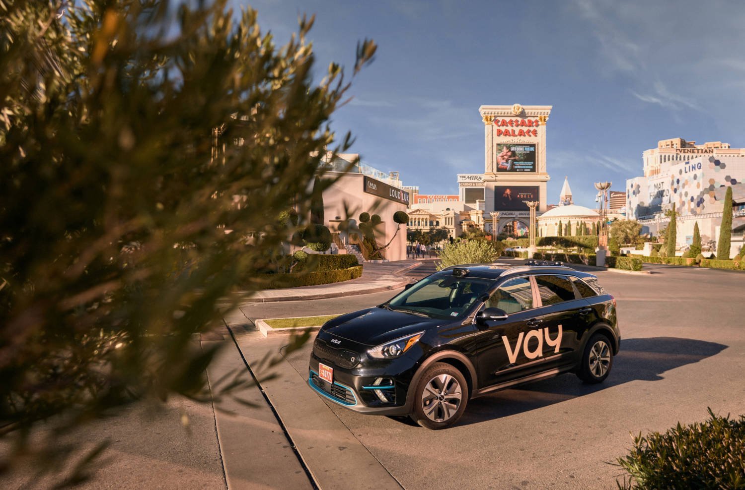 A Vay Remotely Driven Vehicle Is Pictured, In Las Vegas