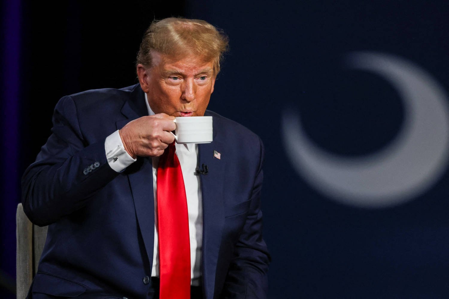 Trump Participates In A Fox News Town Hall With Laura Ingraham In Greenville
