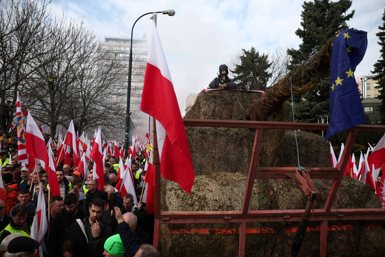 Polish farmers rally in Warsaw against EU policies, Ukraine imports ...