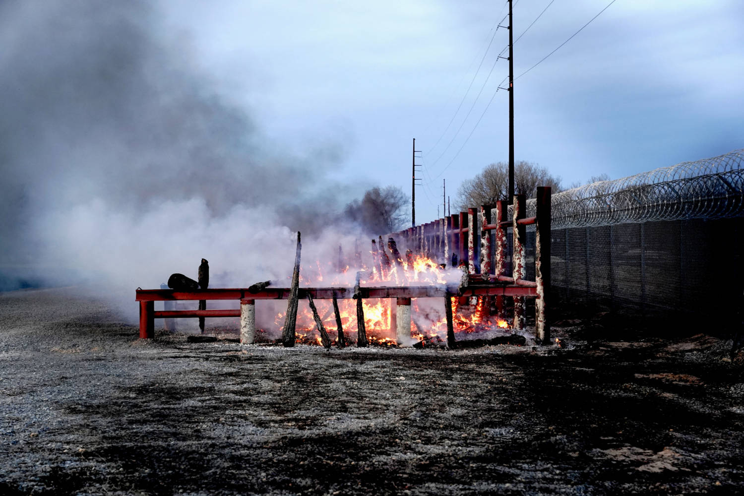 Wildfires Burn And Prompt Evacuations In Texas