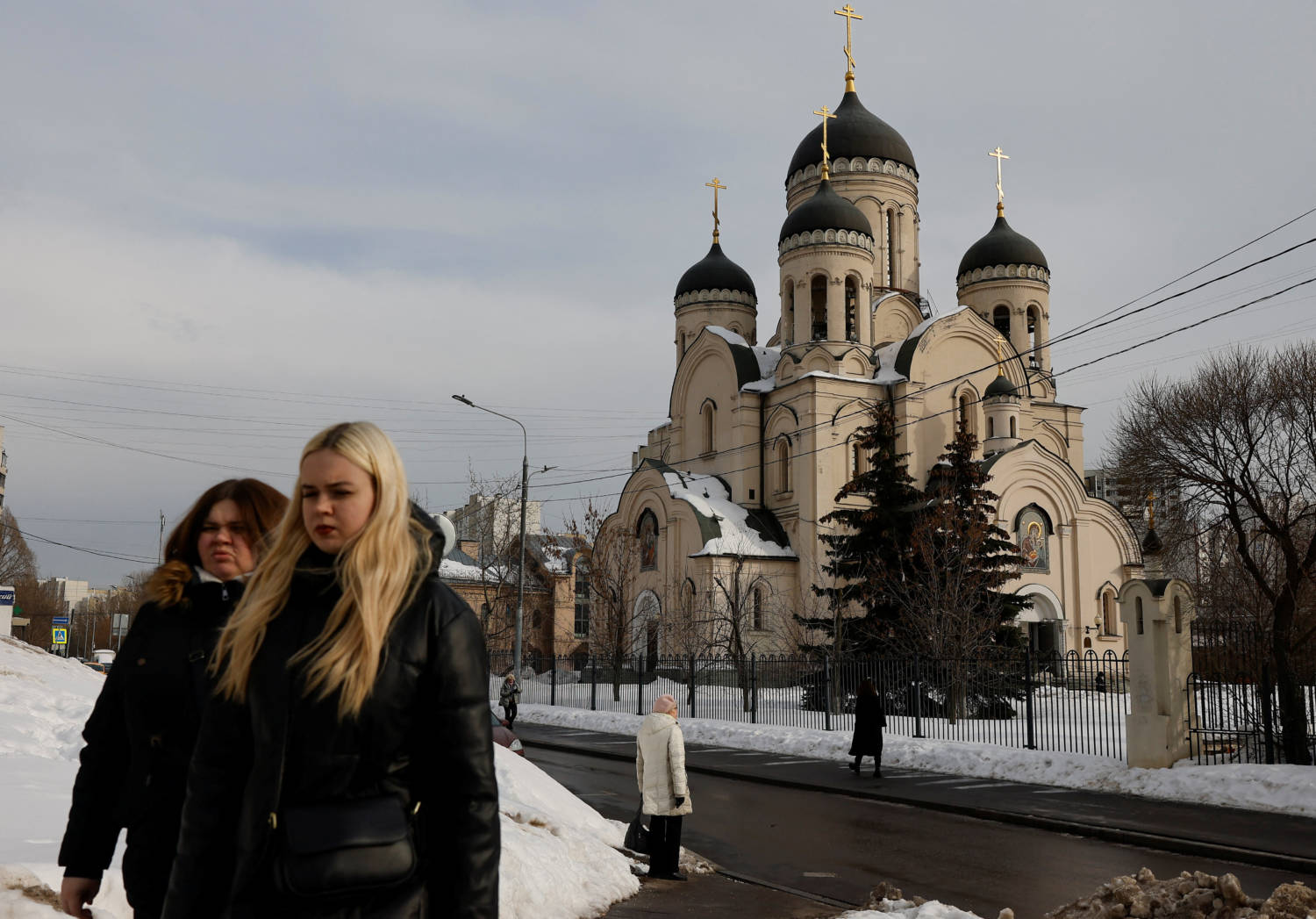 General View Of The Church Of The Icon Of The Mother Of God In Moscow