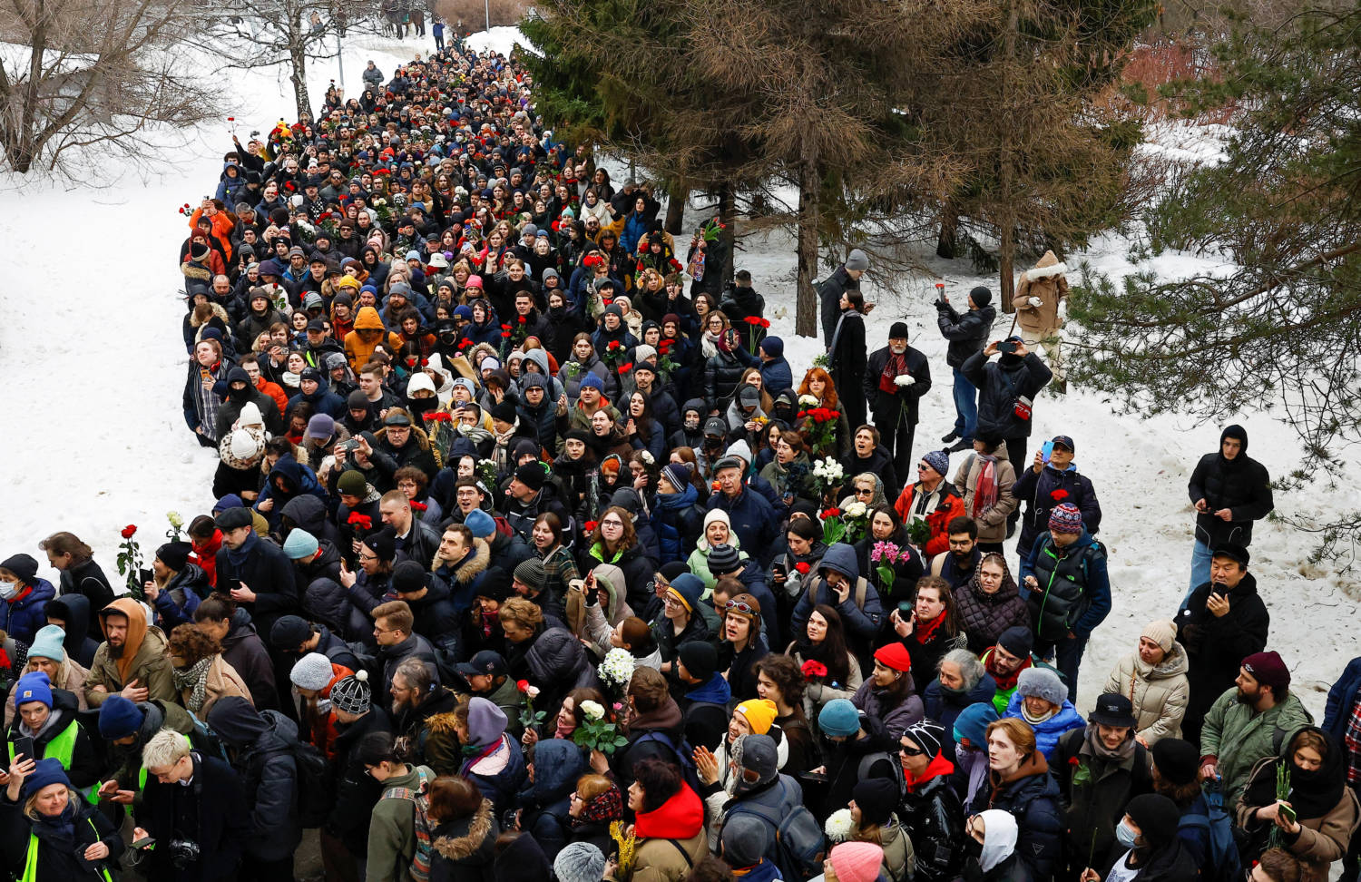 Funeral Of Russian Opposition Leader Alexei Navalny