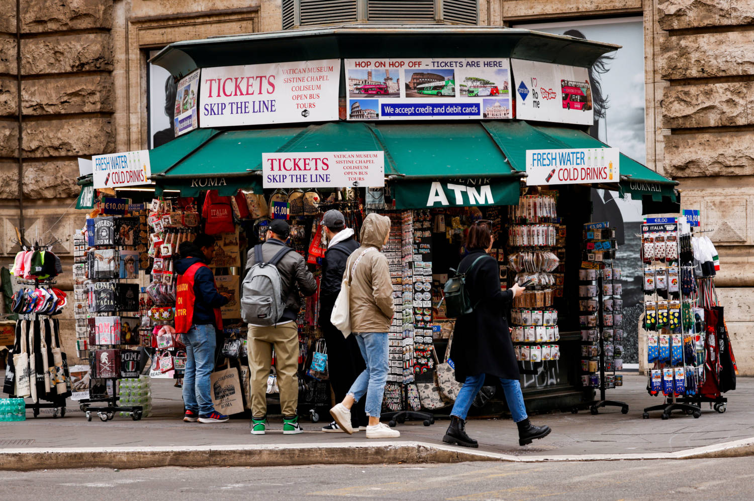 Italy's Iconic Newspaper Kiosks Are Struggle As Newspaper Sales Plummet