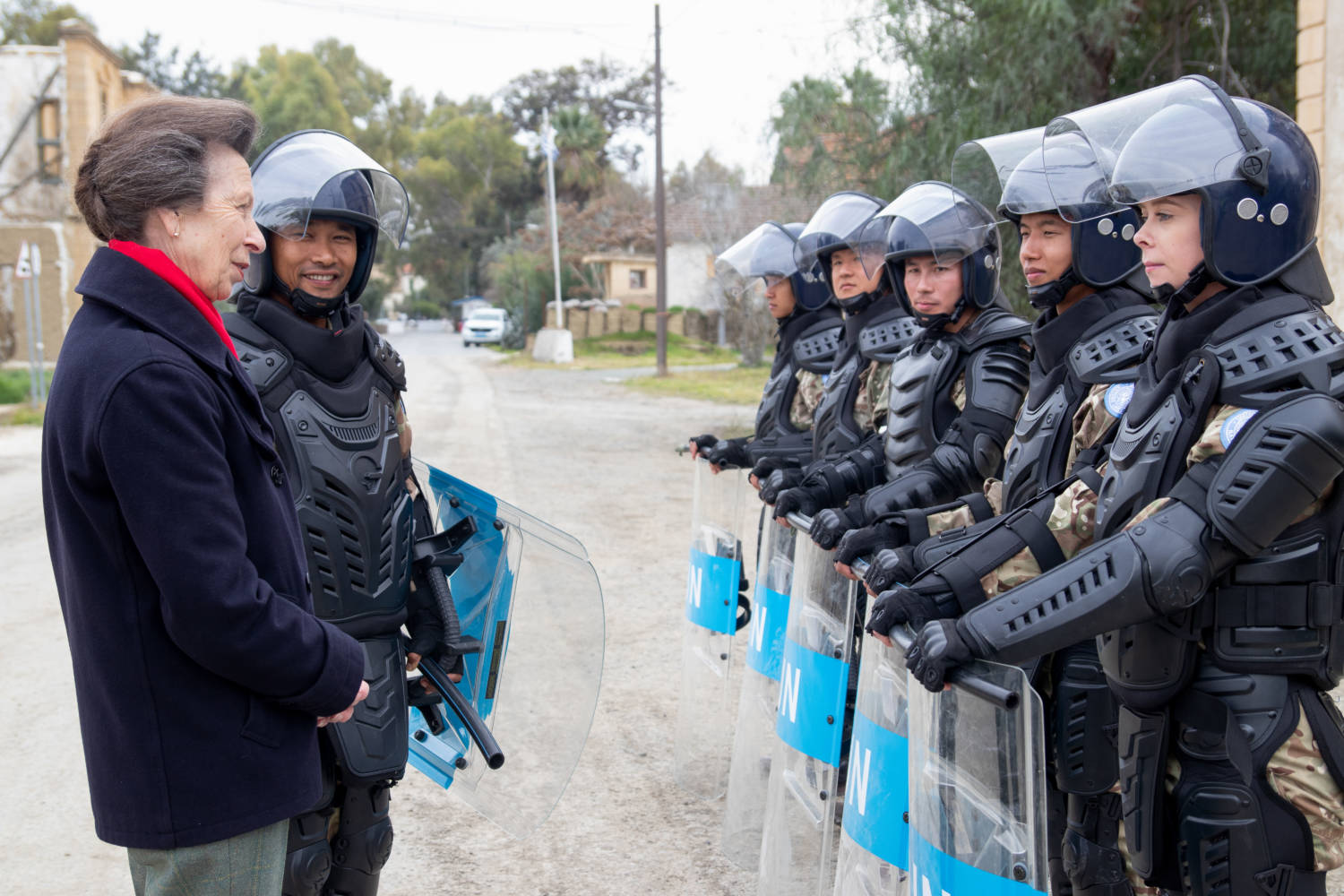 Princess Royal Anne Elizabeth Alice Louise During Her Visit To Unficyp In January 2023