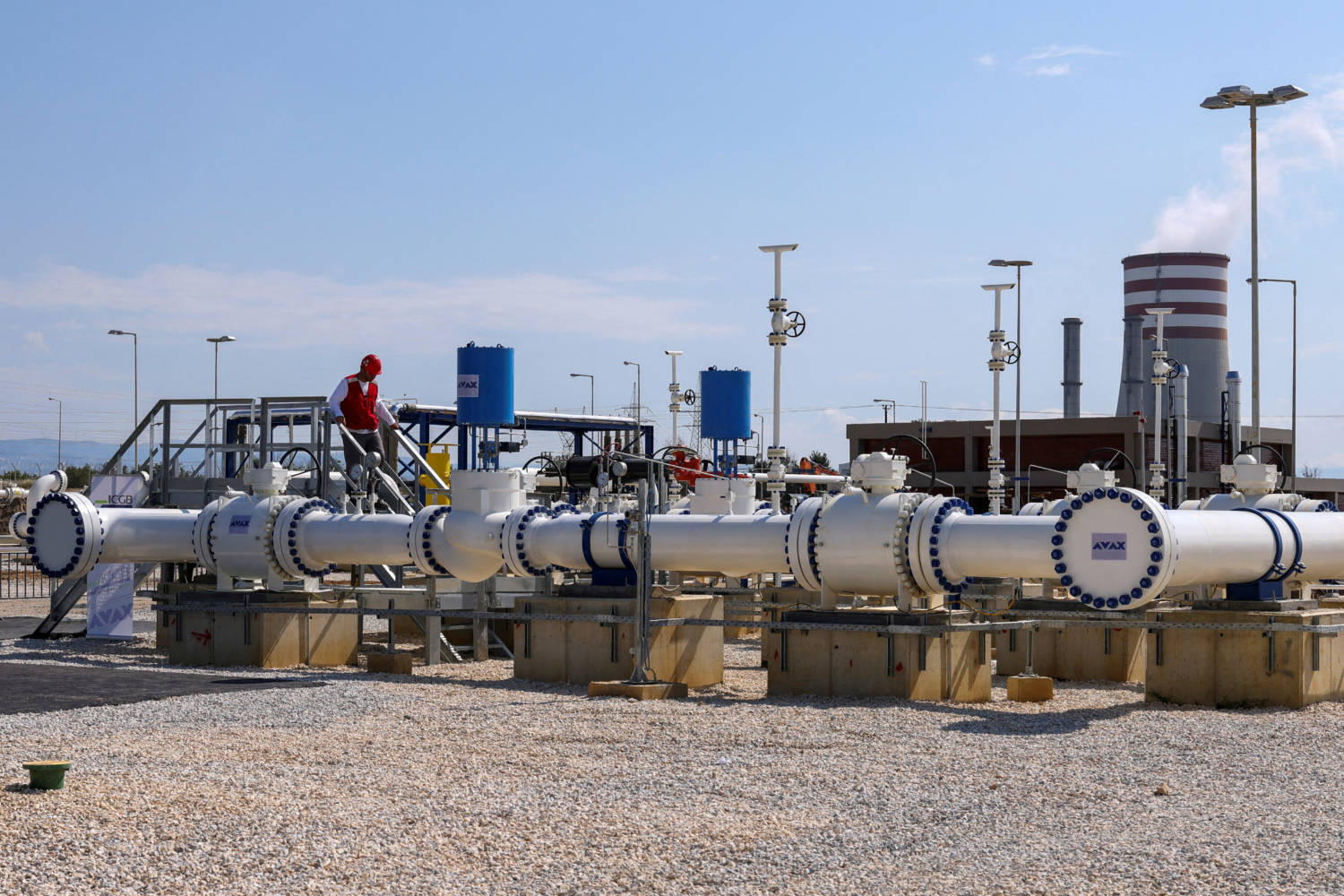 File Photo: Inauguration Of The Interconnector Greece Bulgaria (igb) Gas Pipeline, That Will Carry Gas From Komotini To Stara Zagora In Bulgaria, In Komotini