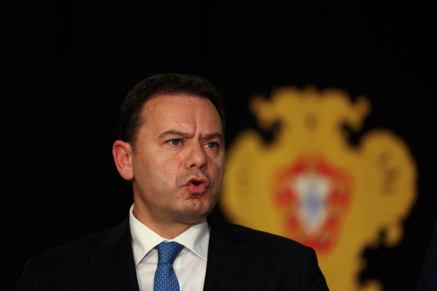 File Photo: Social Democratic Party (psd) And Democratic Alliance (ad) Leader Luis Montenegro Talks To The Media After Meeting With President Marcelo Rebelo De Sousa In Belem Palace