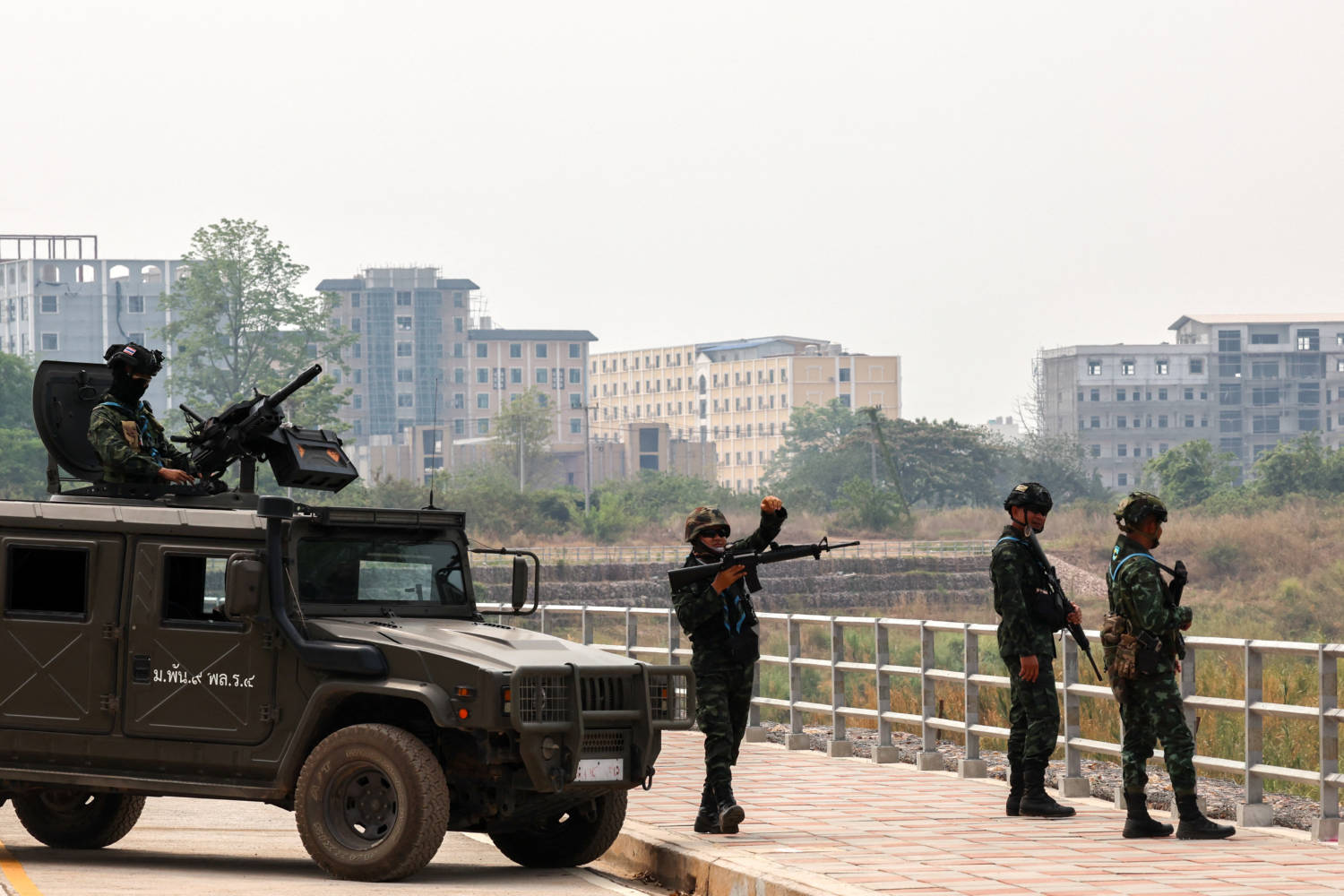 After Fall Of Key Myanmar Border Town, Exodus Into Thailand Continues