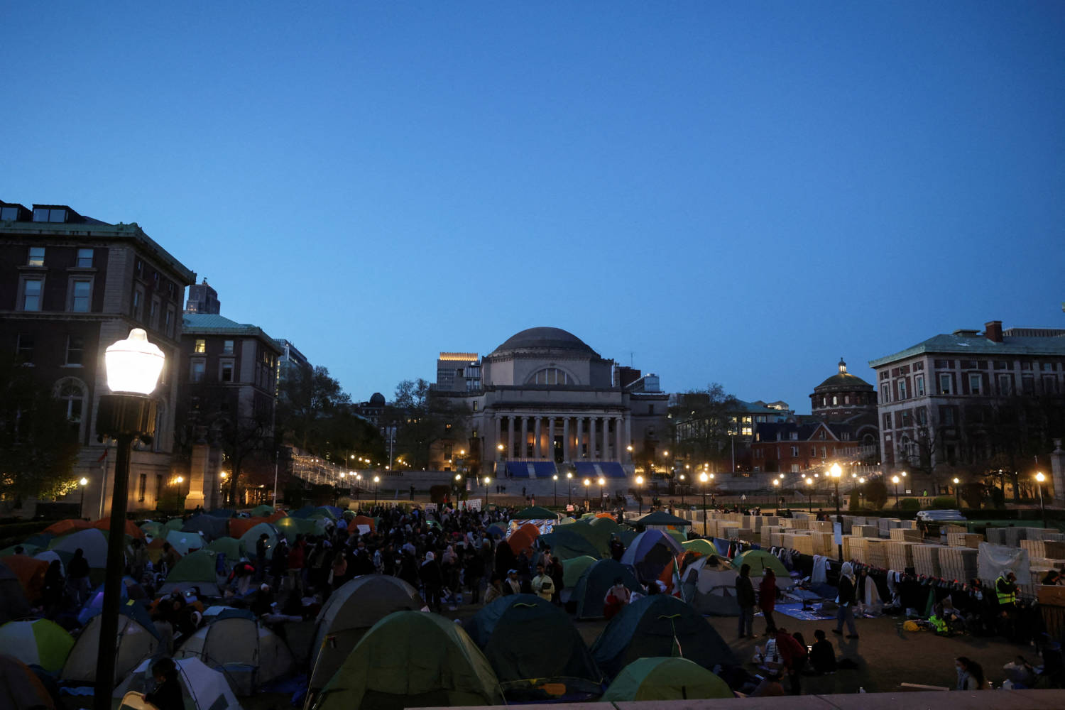 Protests Continue At Columbia University In New York During The Ongoing Conflict Between Israel And The Palestinian Islamist Group Hamas