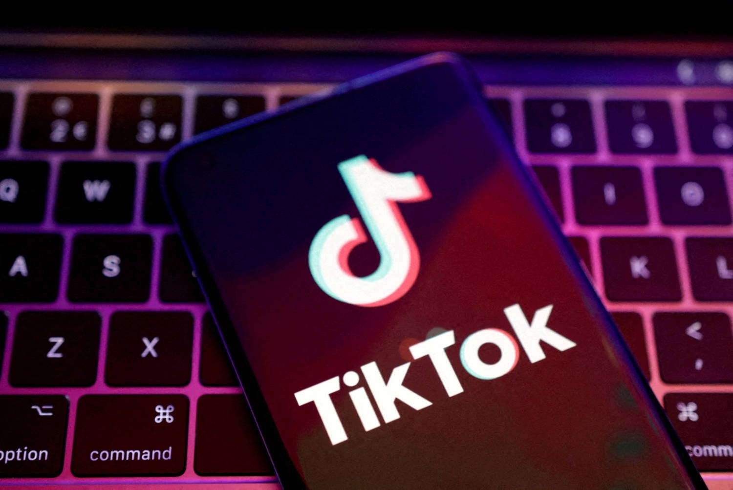 File Photo: Illustration Shows Tiktok App Logo