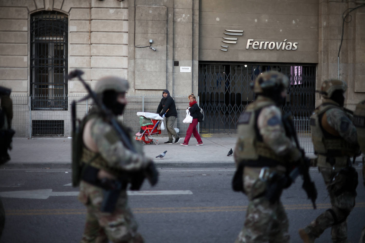 24 Hour General Strike Against Argentina's President Javier Milei Government's Adjustment Policy, In Buenos Aires