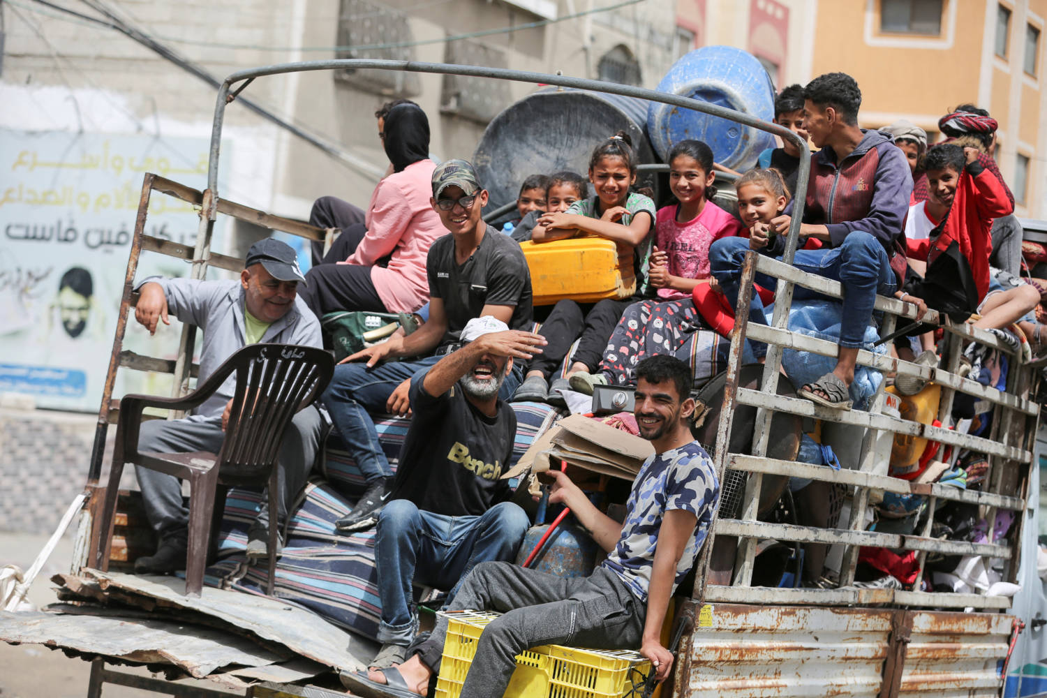 Palestinians Prepare To Evacuate, After Israeli Forces Launched A Ground And Air Operation In The Eastern Part Of Rafah