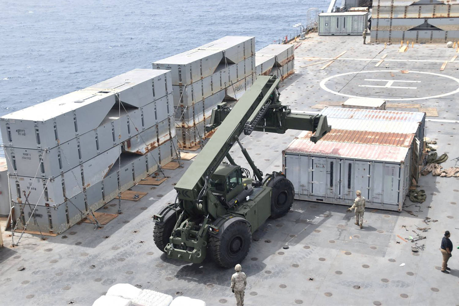 File Photo: U.s. Navy Personnel Construct A Jlots To Assist Aid To Gaza In The Mediterranean Sea