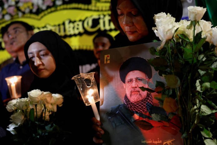 Vigil Outside The Iranian Embassy In Jakarta