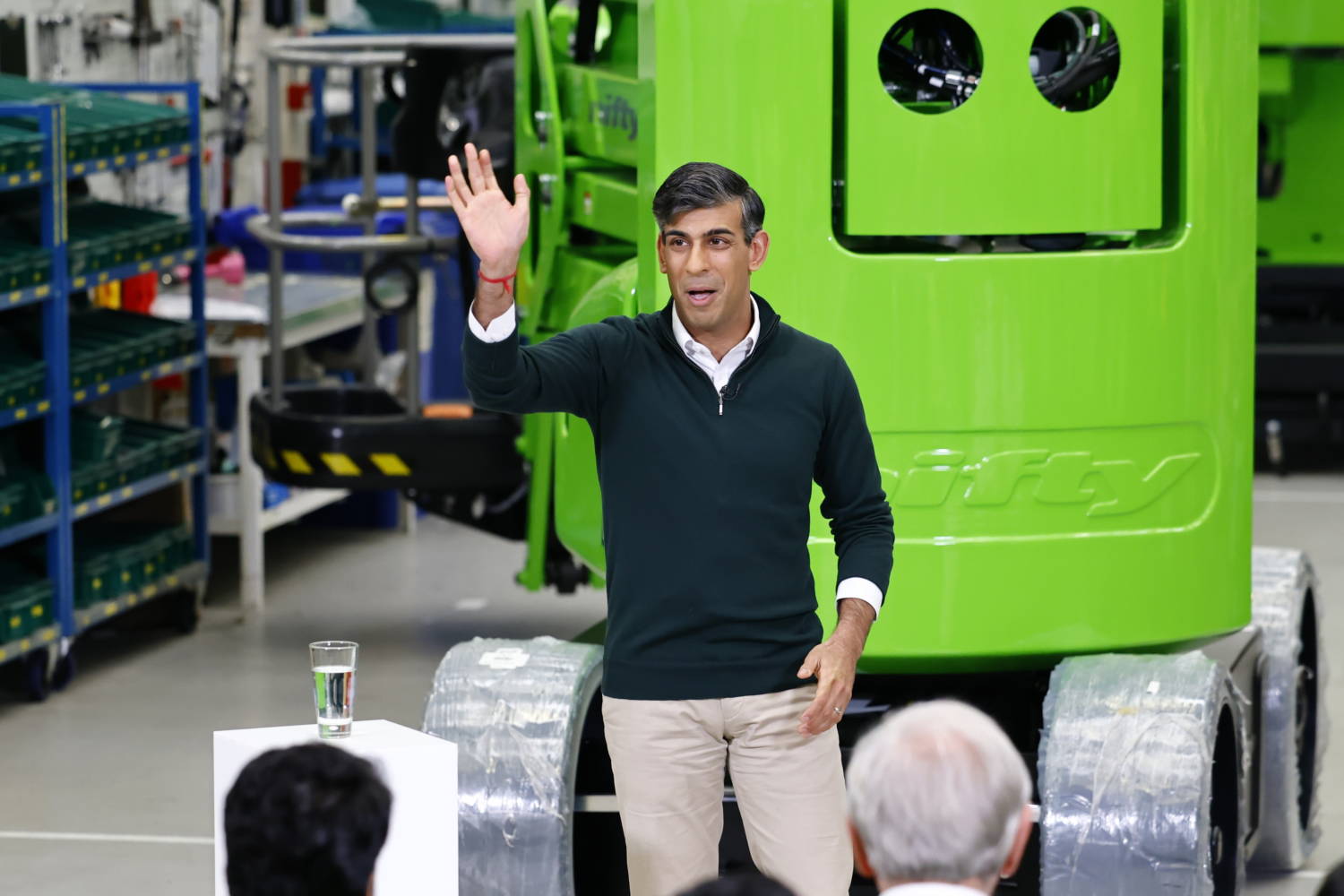 British Prime Minister Rishi Sunak Campaigns In Milton Keynes
